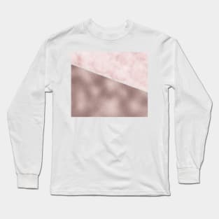 Westchester rose gold marble Long Sleeve T-Shirt